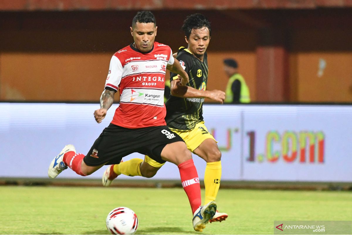 Liga 1: Madura United sikat Barito Putera 4-0