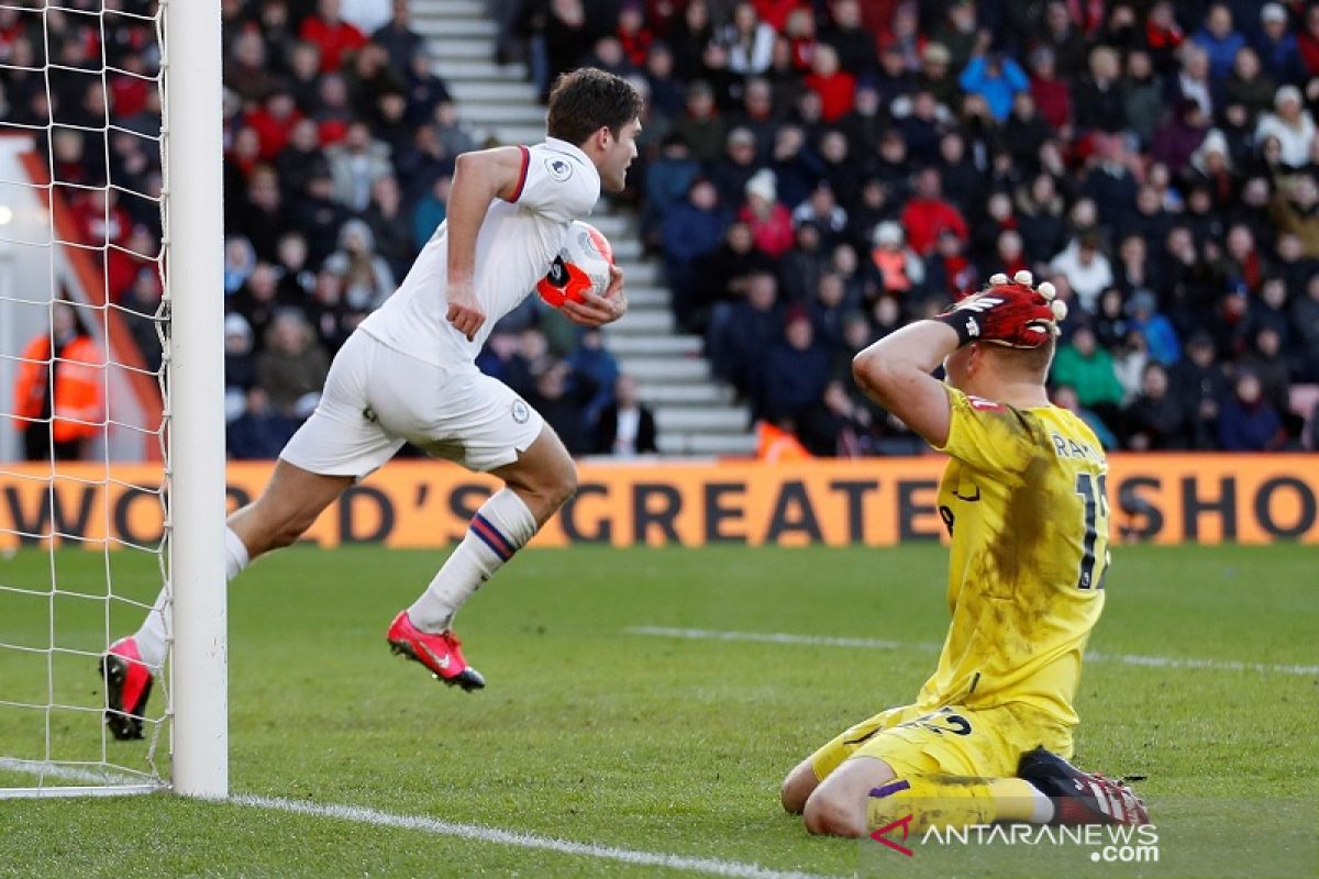 Dwigol Alonso cuma hasilkan satu poin bagi Chelsea dari Bournemouth