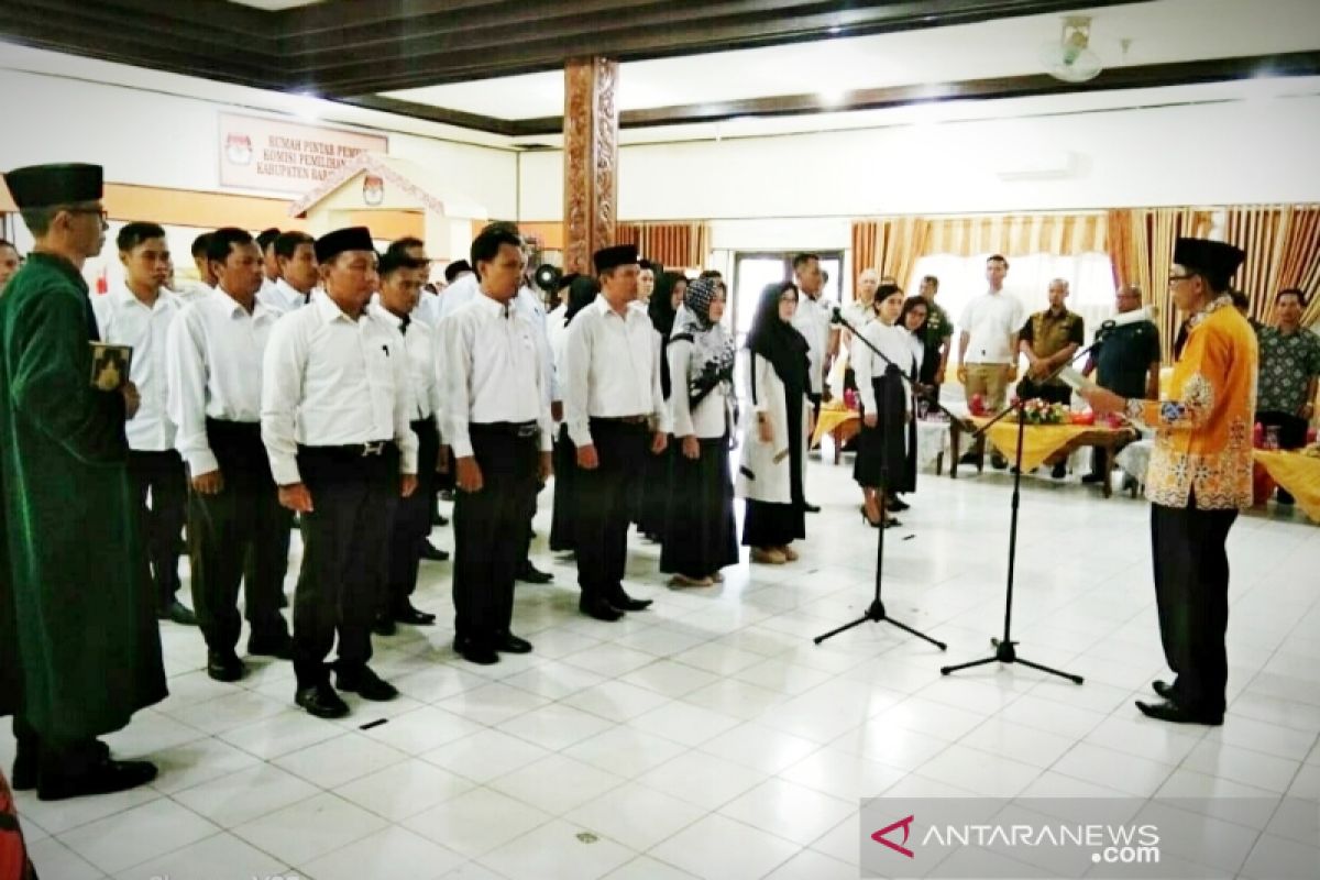 KPU Barito Selatan lantik 30 anggota PPK