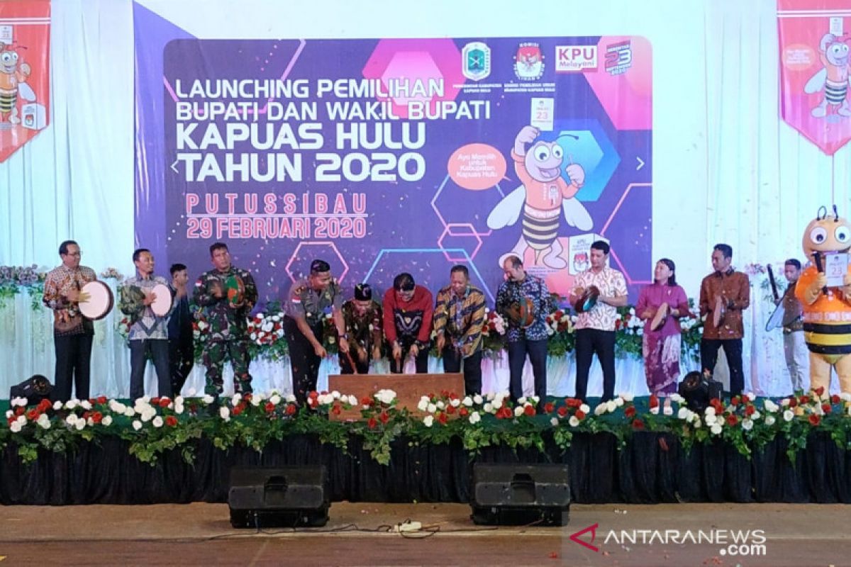 KPU launching Pilkada Kapuas Hulu