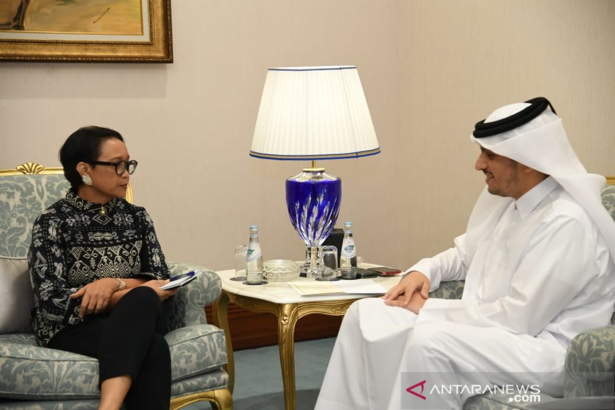 Retno Marsudi holds six bilateral meetings in Doha