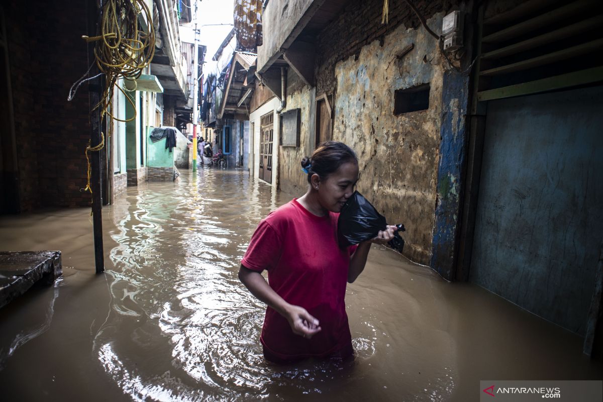 Di Jakarta Timur, mayoritas kawasan terendam banjir telah surut