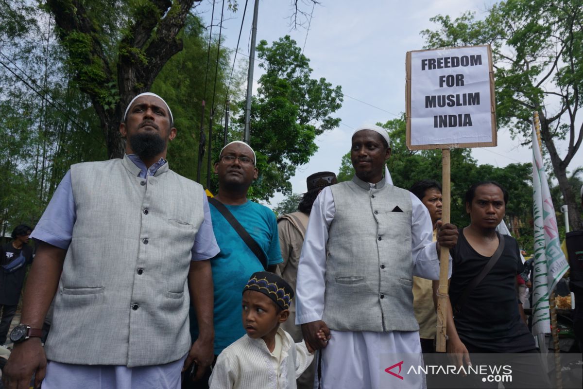 Ormas Islam di Medan adakan aksi di Konjen bela Muslim India