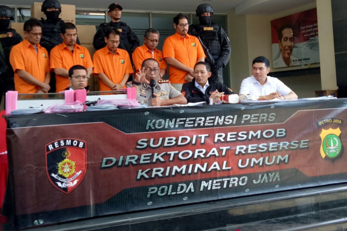 Polda Metro Jaya ringkus lima pelaku pencurian suku cadang menara BTS