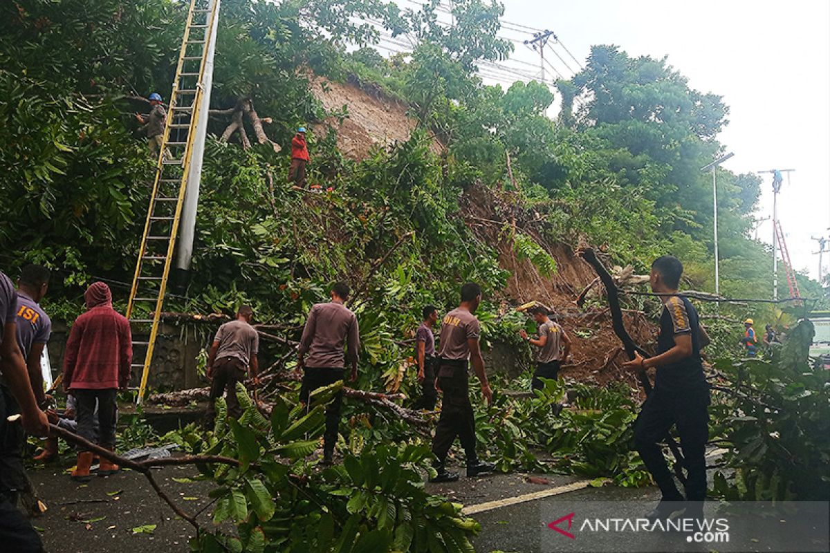 Longsor timpa dua pengendara di Manokwari