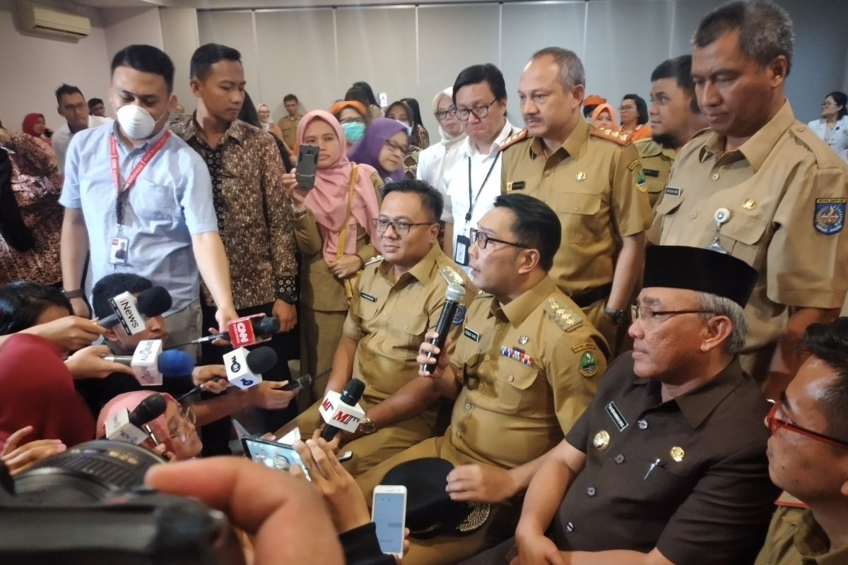 Gubernur Jabar: Penularan COVID-19 bukan di Depok