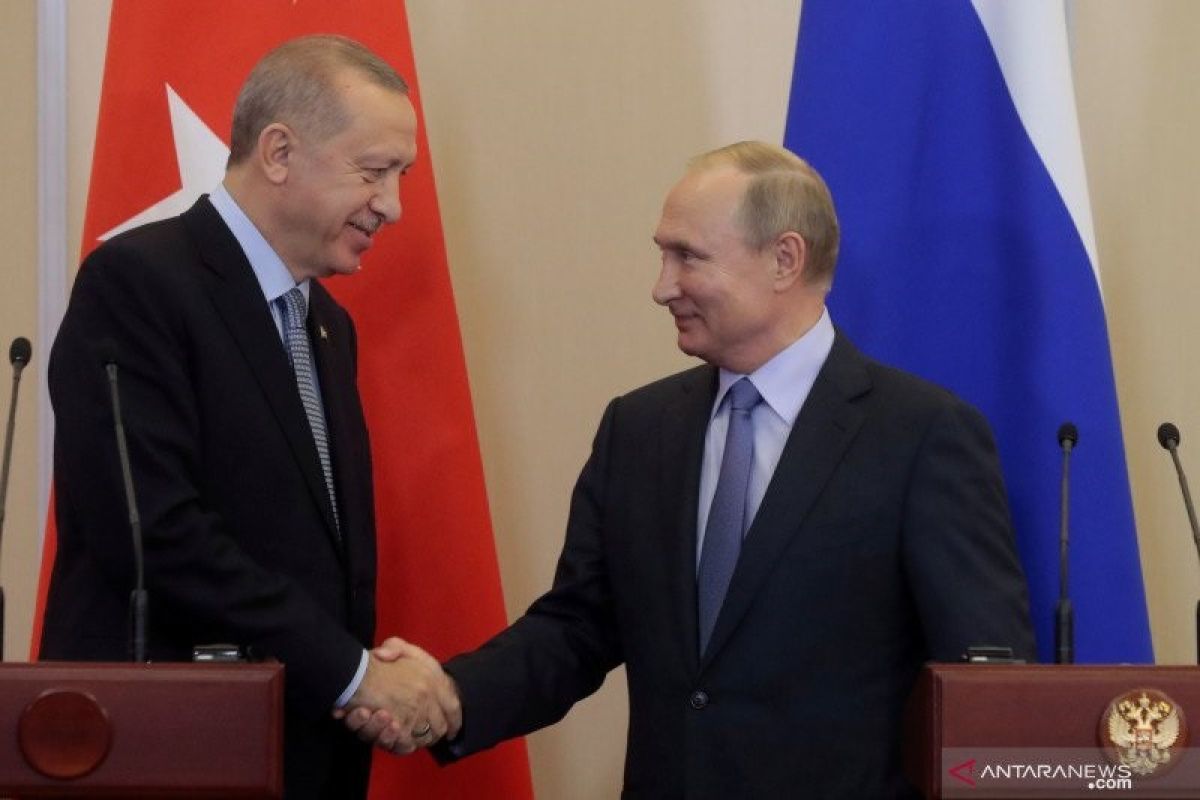 Putin, Erdogan mulai bicarakan gencatan senjata di Suriah