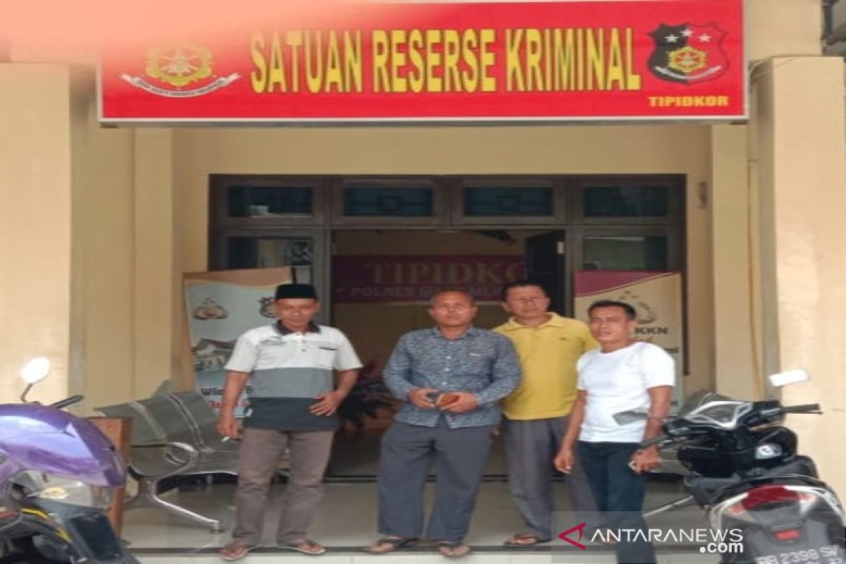 Terkait dana desa, Polisi mulai proses pengaduan warga Gunungtua Jae