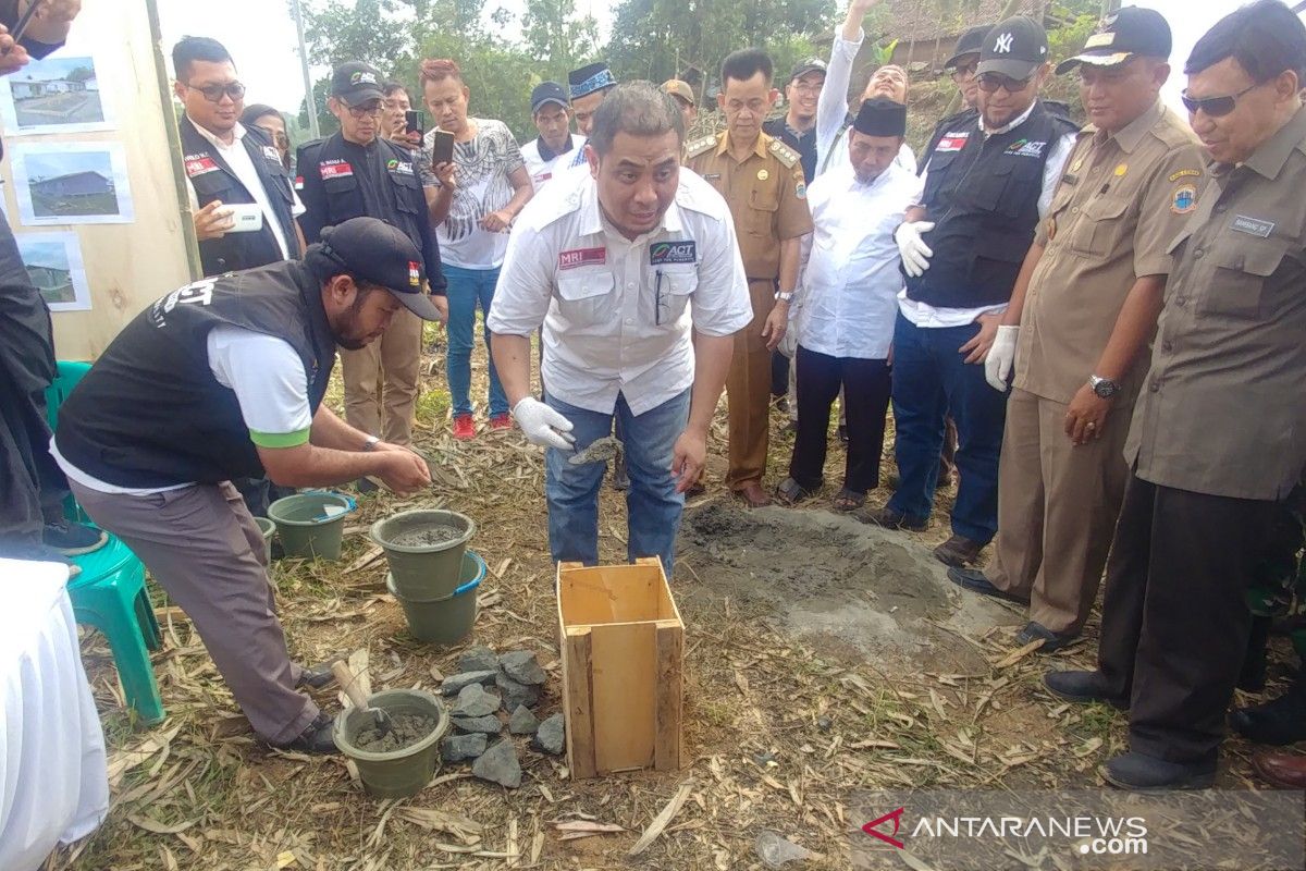 ACT bangun hunian korban banjir bandang di Lebak