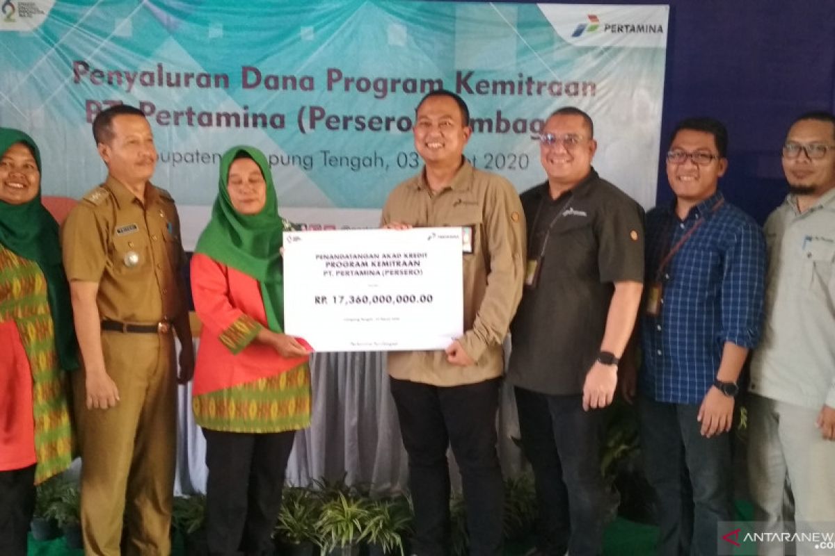 Salurkan 17 miliar, Pertamina Gandeng usaha masyarakat Lampung Tengah