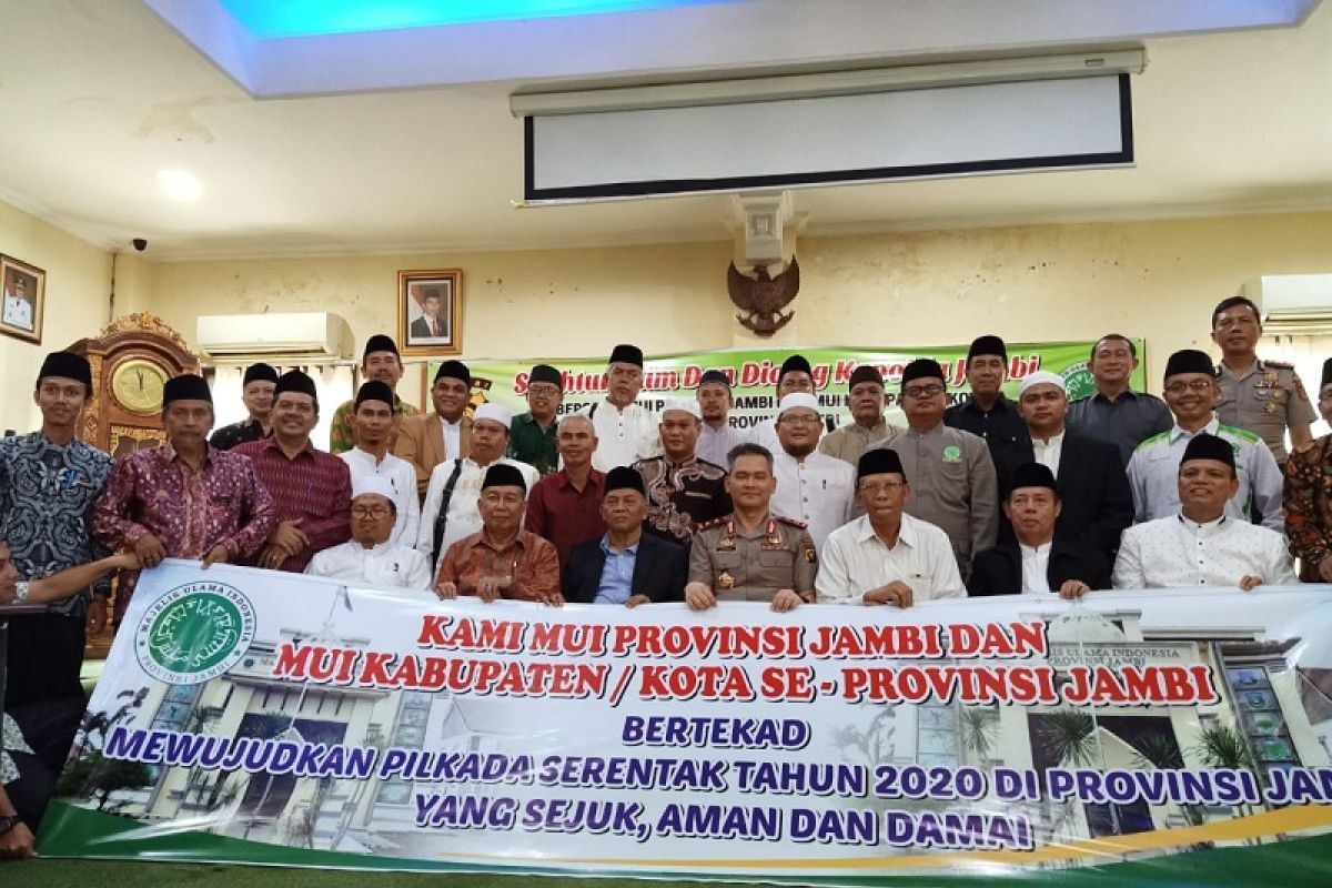 Kapolda Jambi gandeng  MUI berperan sukseskan Pilkada