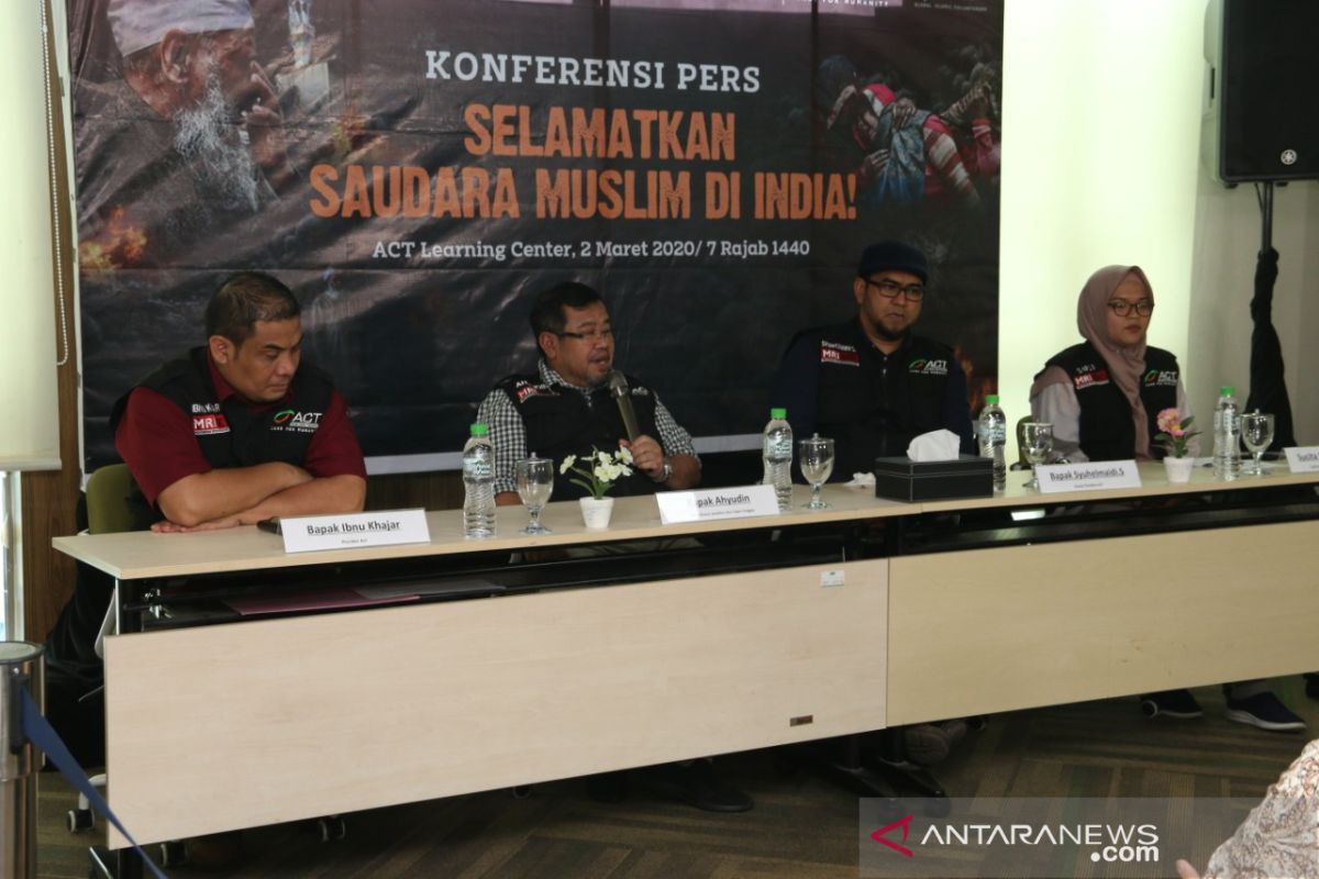 ACT siapkan bantuan pangan dan medis untuk Muslim India