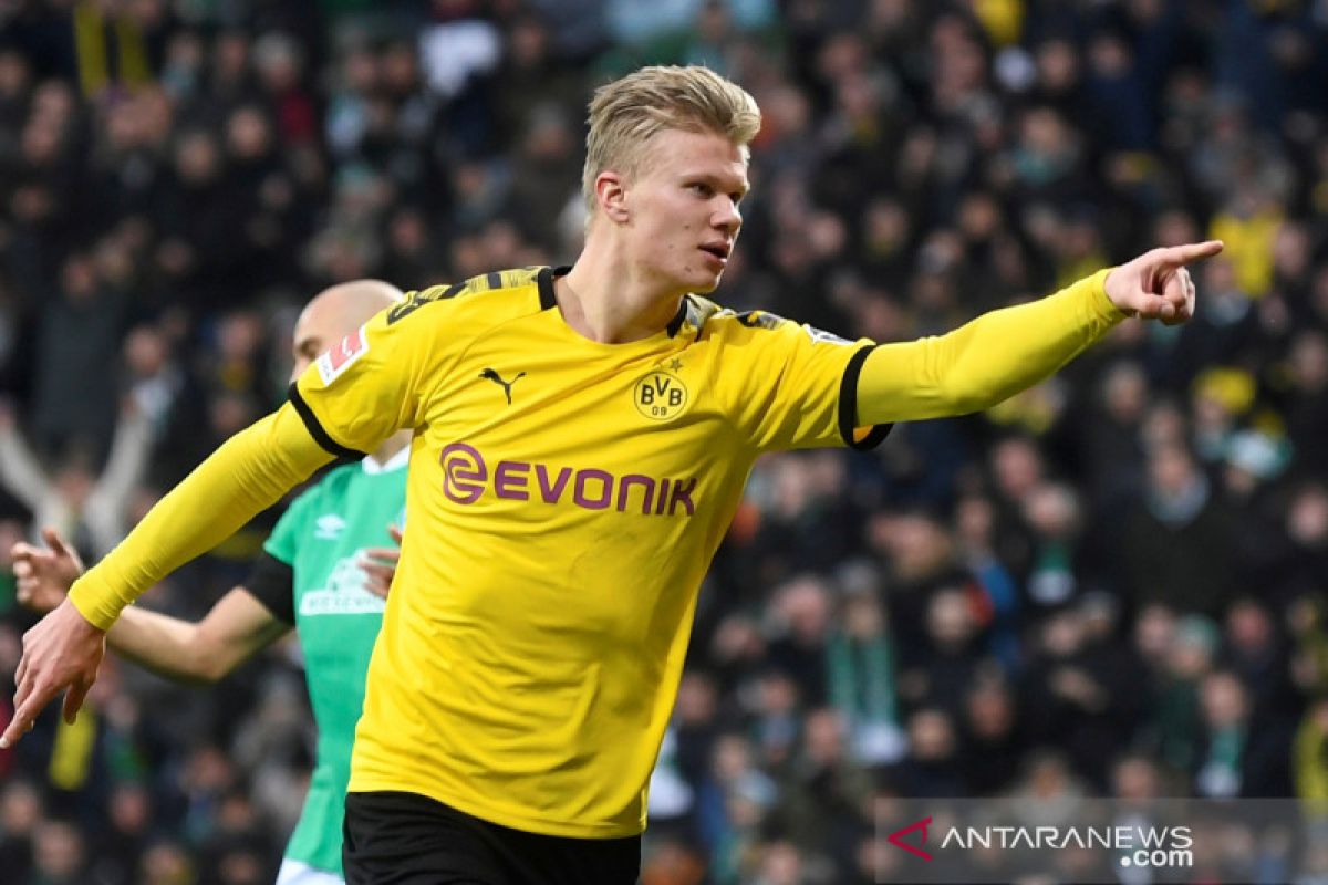 Pulih dari cedera, Haaland kembali ke skuat Dortmund