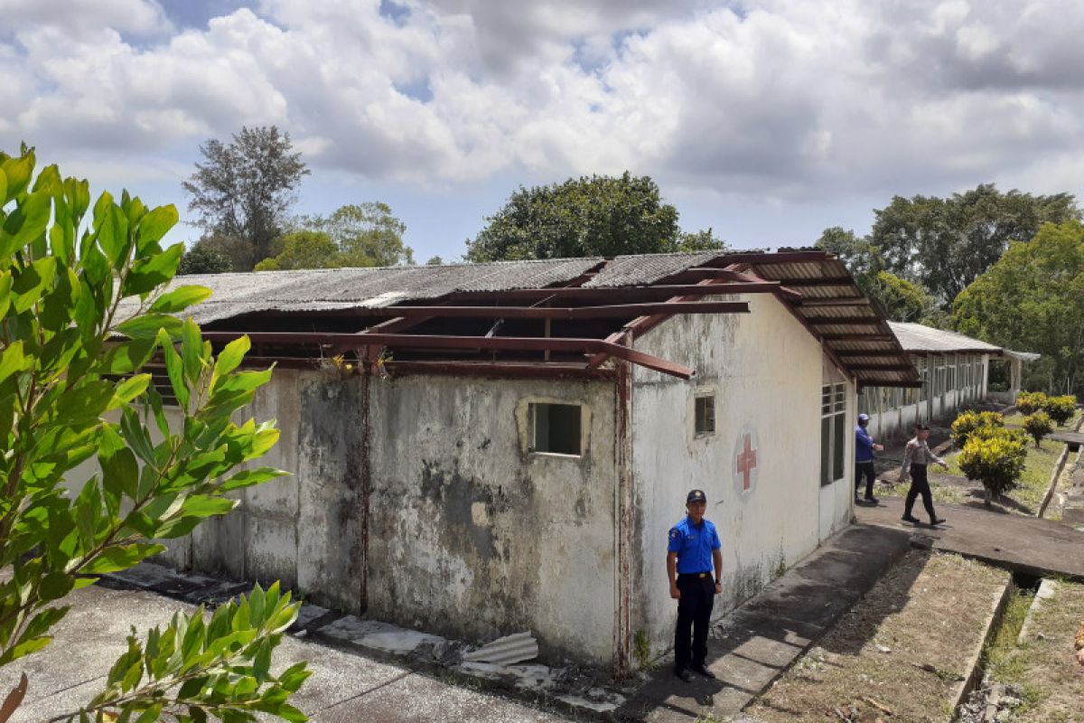 Kondisi rumah sakit ex-Camp Vietnam rusak berat