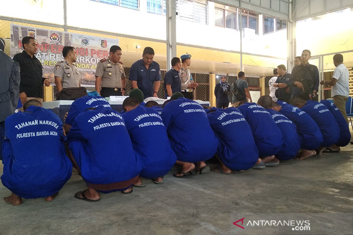 Polresta Banda Aceh tangkap 26 tersangka narkoba