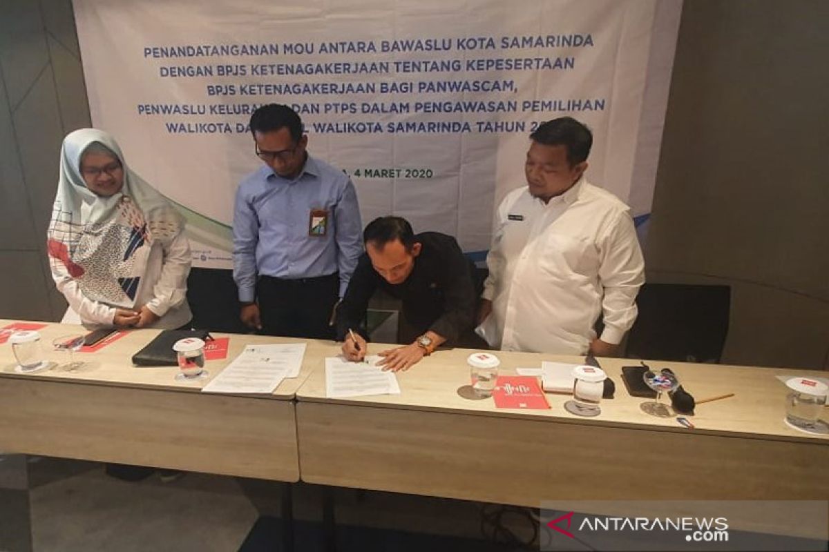 Anggota Panwaslu Samarinda Mendapat Perlindungan BPJAMSOSTEK