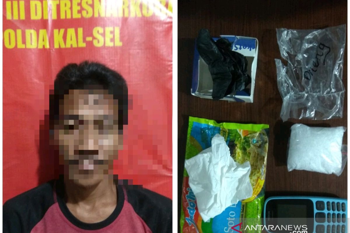 Sopir menangis saat polisi temukan 50,45 gram sabu-sabu