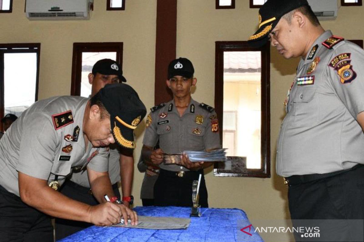Komitmen berantas narkoba, Polres Aceh Timur tandatangani fakta integritas