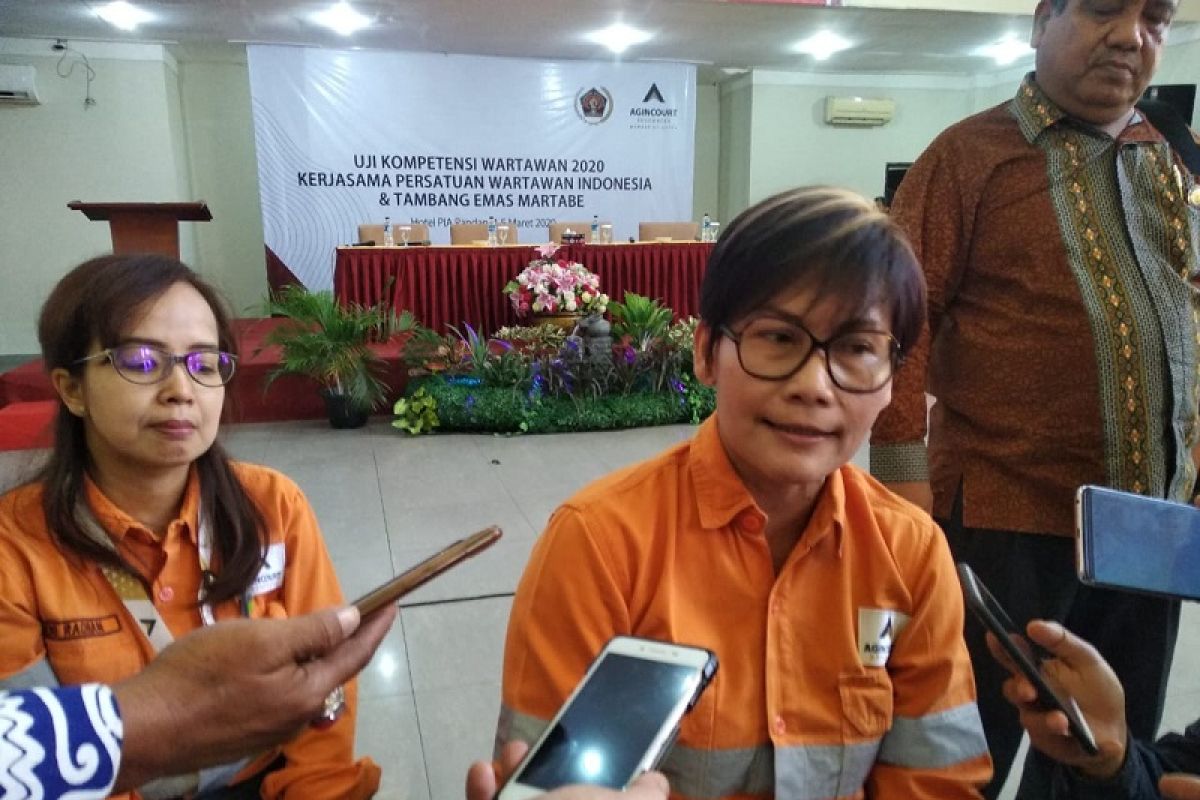 Tambang Emas Martabe targetkan 45 persen posisi jabatan perempuan di tambang emas