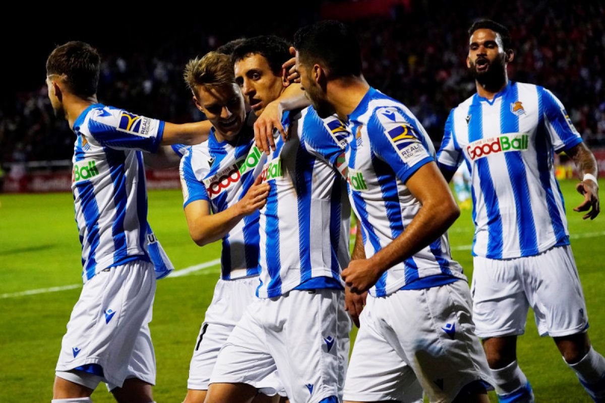 Gol penalti tim Sociedad akhiri mimpi Mirandes ke final Copa del Rey