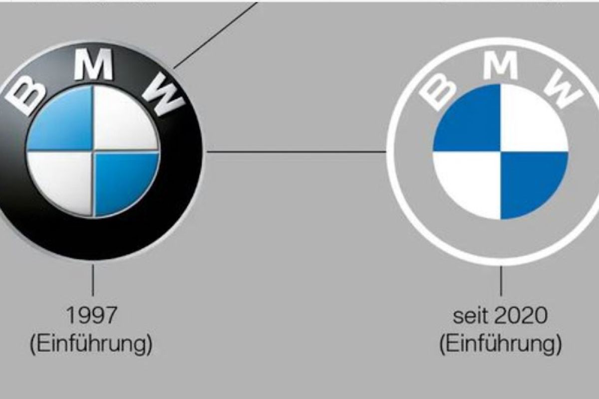 Jawab era digital, BMW ubah logo
