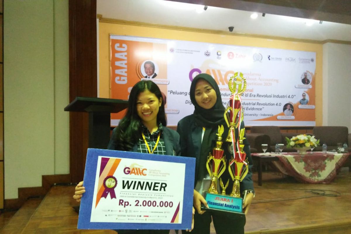 Mahasiswi Akuntansi IIB Darmajaya Juara GAAC 2020