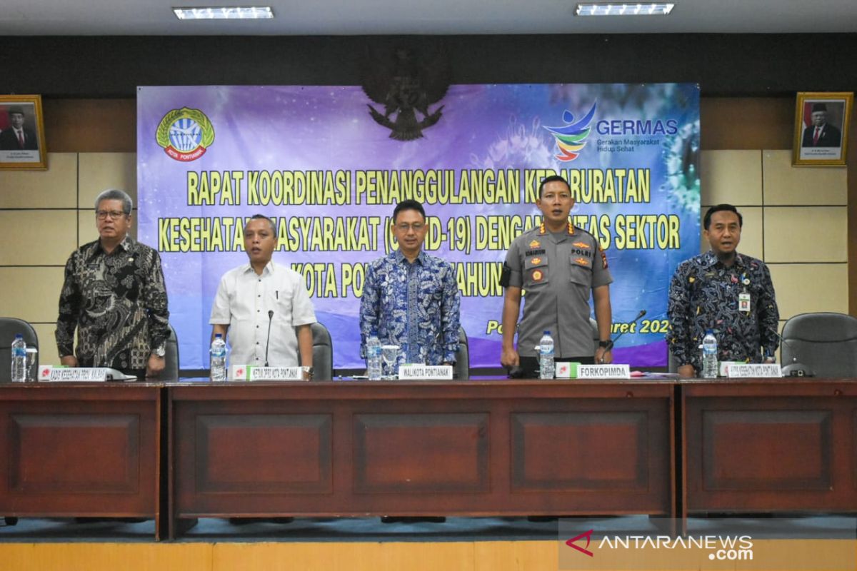 Pemkot Pontianak gelar rakor penanggulangan kedaruratan Covid-19