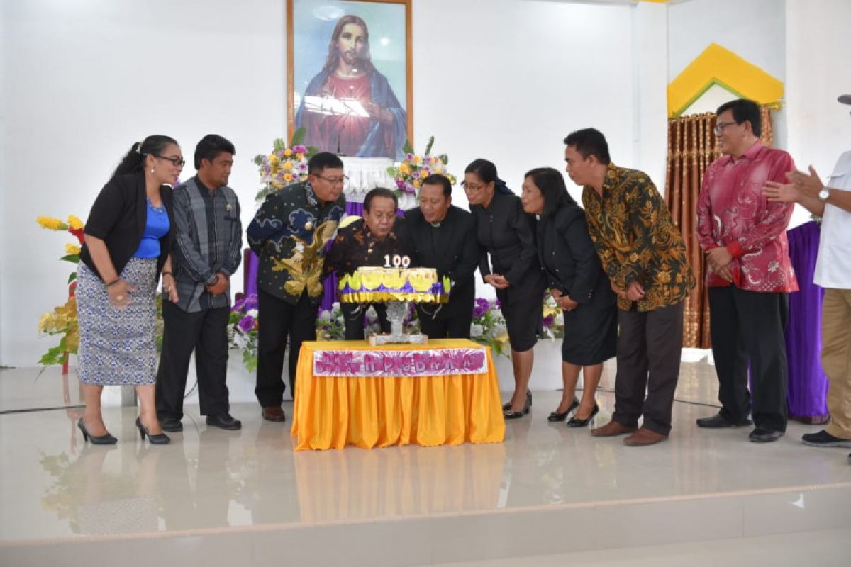 Peresmian Gedung Gereja Hosana, Gubernur Longki Kunjungi Tampo Lore