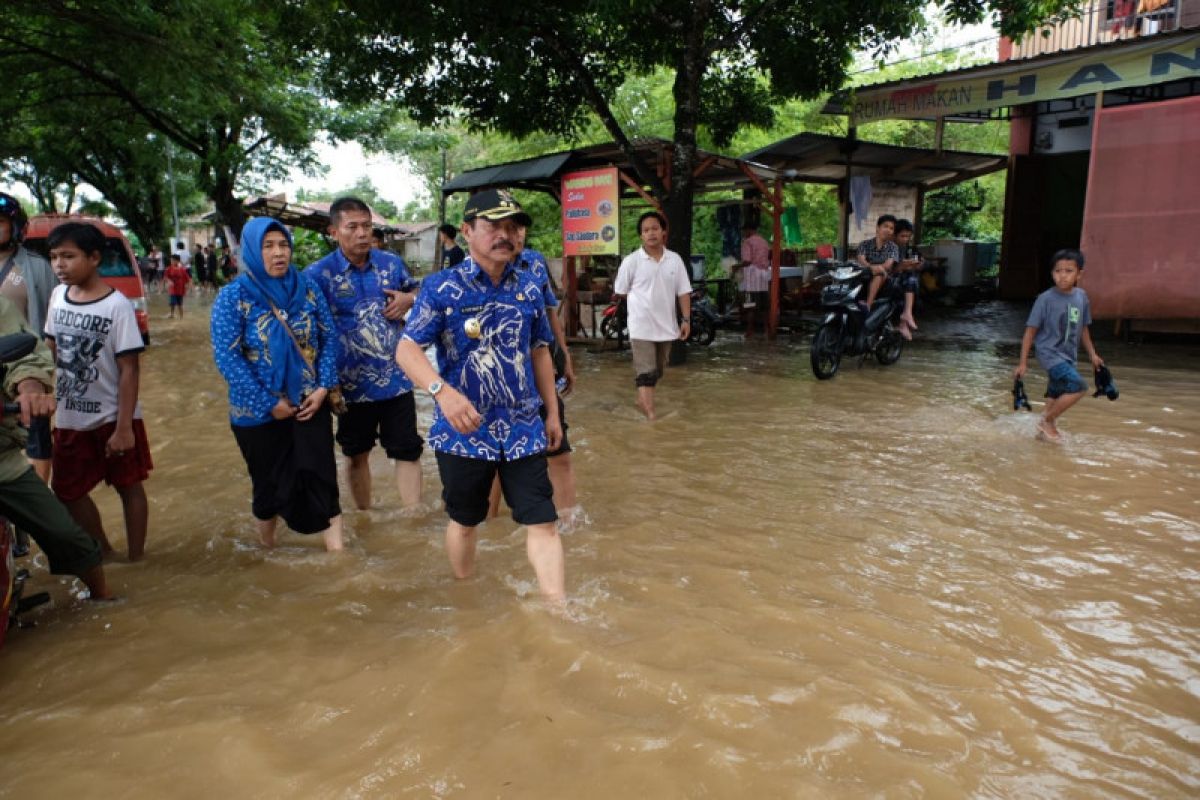 Hujan deras sebabkan banjir di sebagian wilayah Kabupaten Gowa