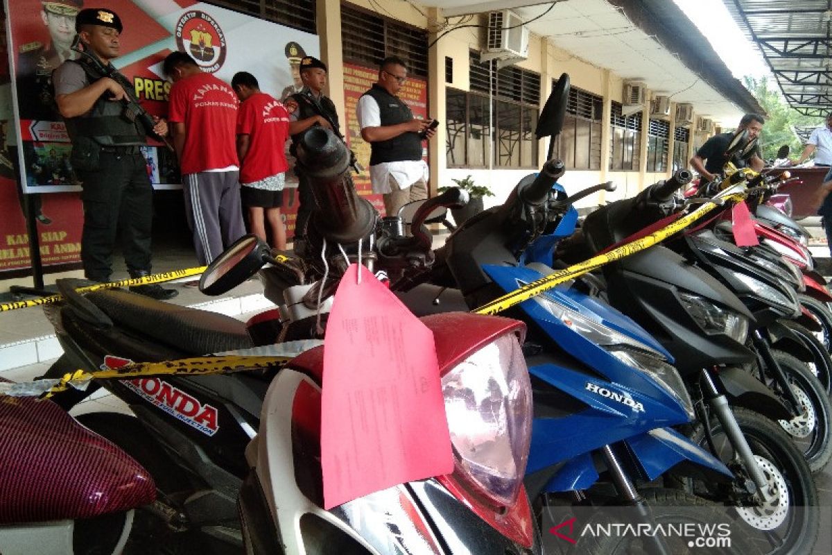 Polisi Kendari mengungkap sindikat curanmor lintas kabupaten