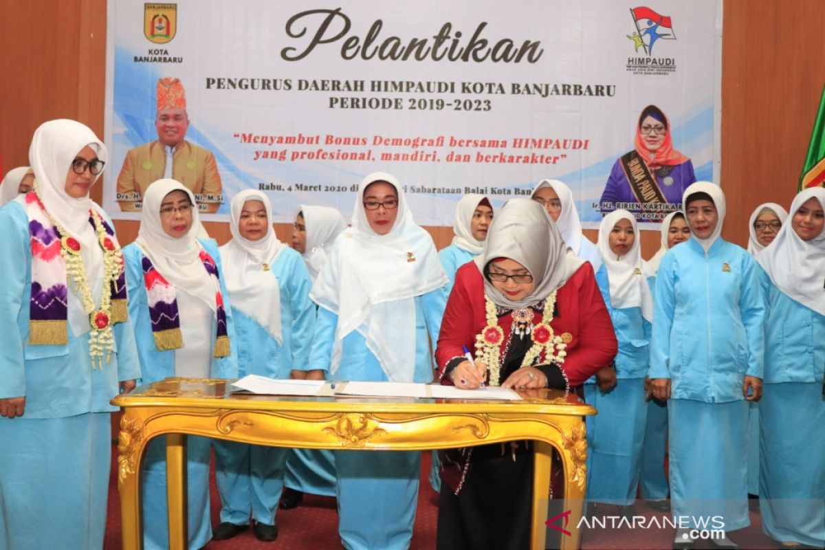 Pengurus Himpaudi Banjarbaru 2019-2023 dilantik