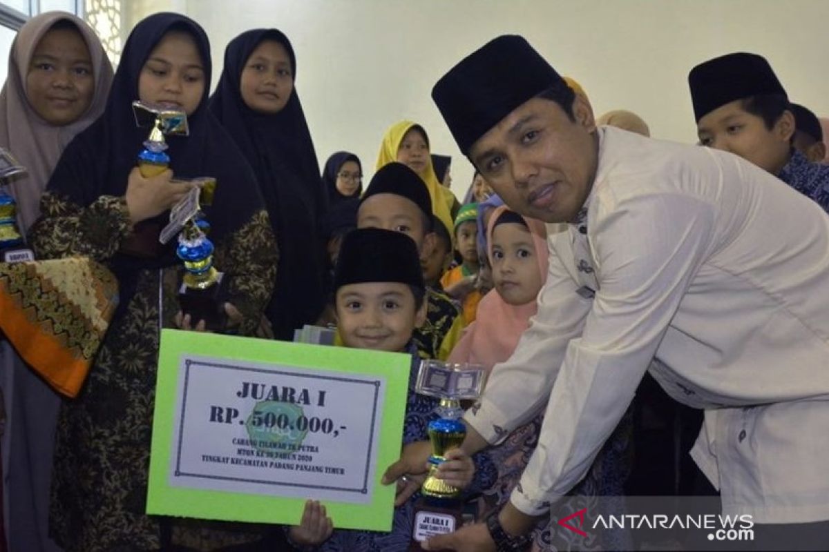 Koto Panjang raih juara umum di MTQ Padang Panjang Timur