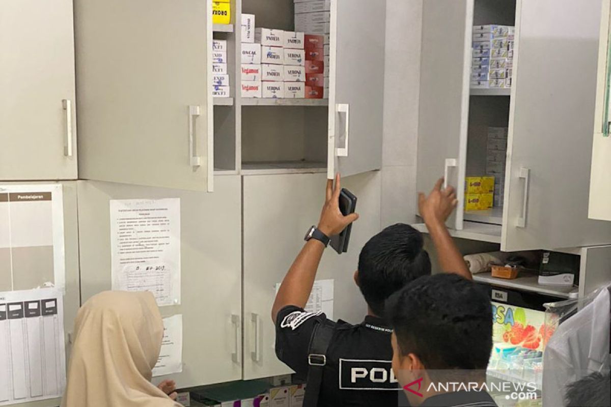 Polisi sidak sejumlah apotek di Aceh Timur