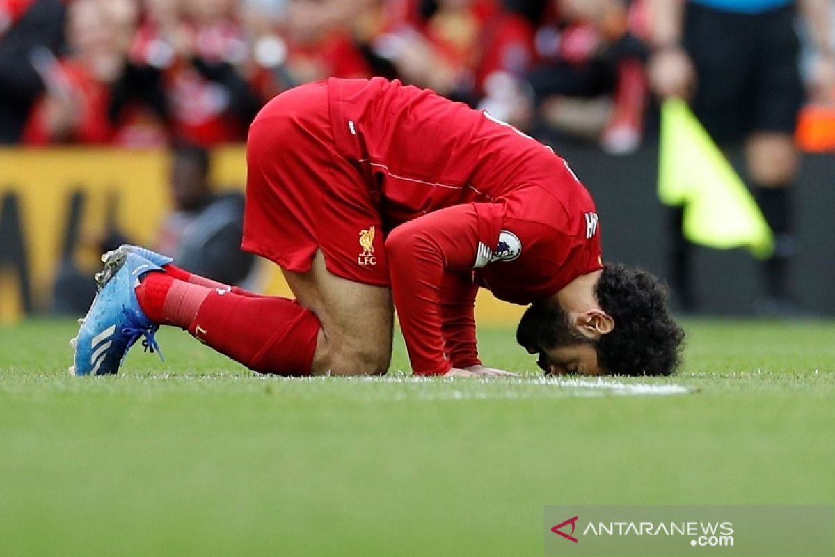 Liverpool menang. Ini rekor yang dicetak Salah