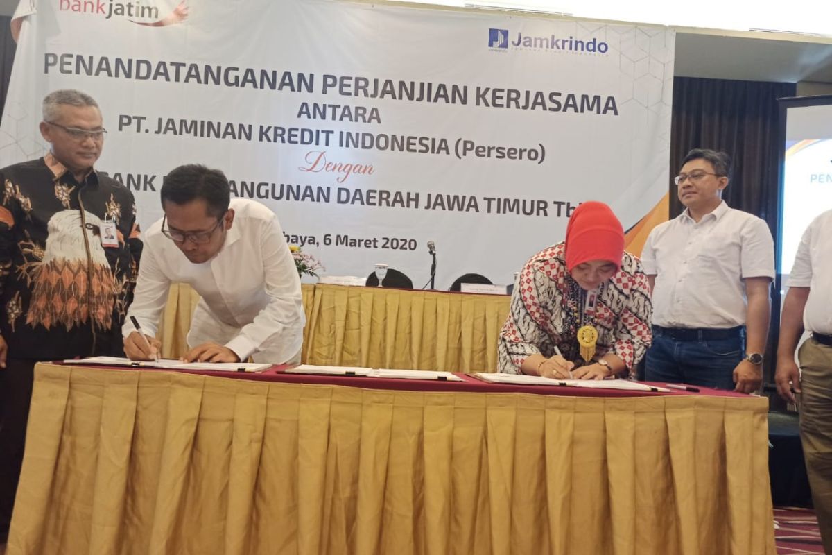 BUMN Jamkrindo gandeng Bank Jatim dukung program 