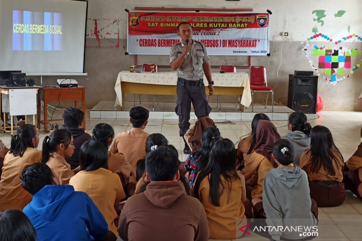 Polres Kubar Libatkan Kaum Milenial Perangi Hoax Menuju Pilkada Aman