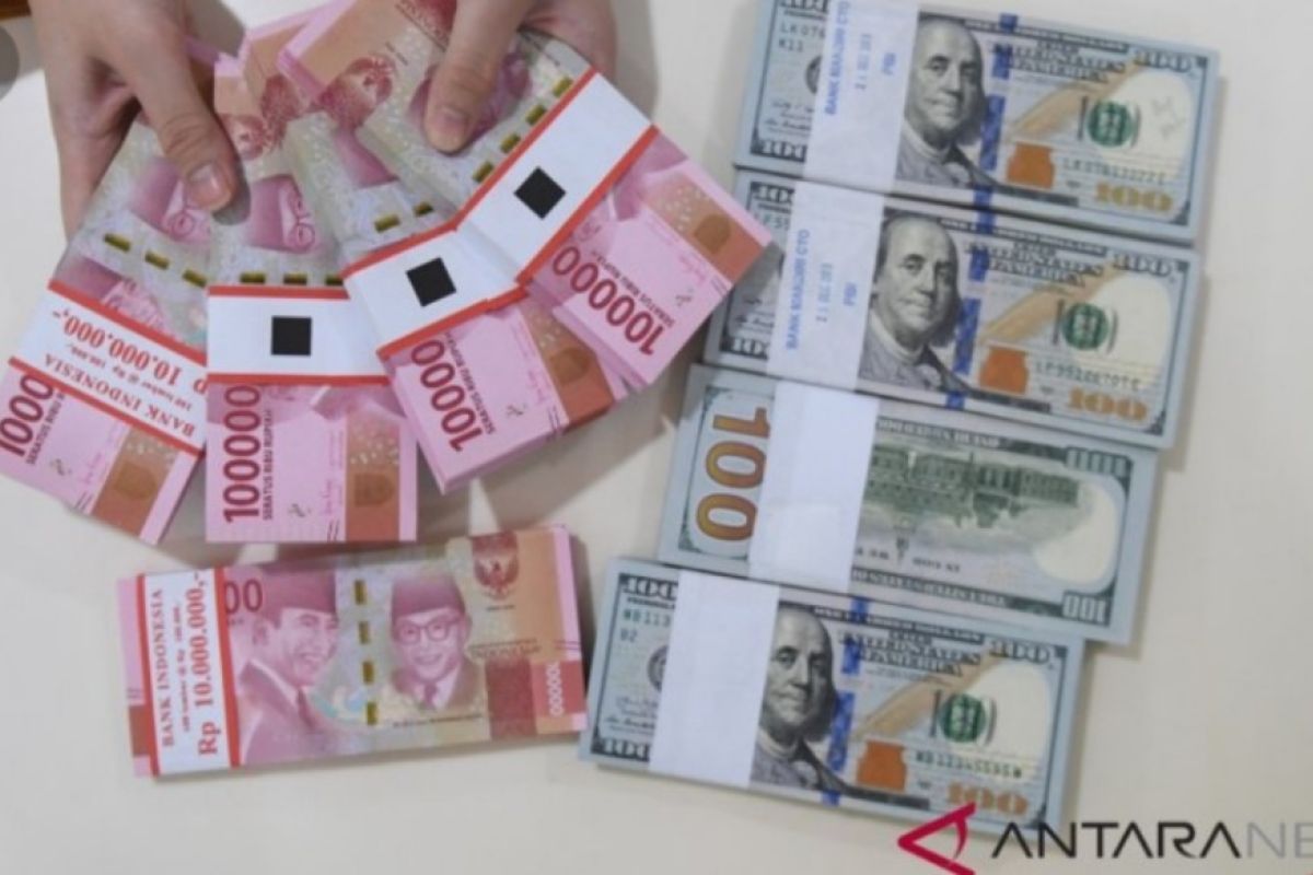 Rupiah Rabu pagi menguat 15 poin