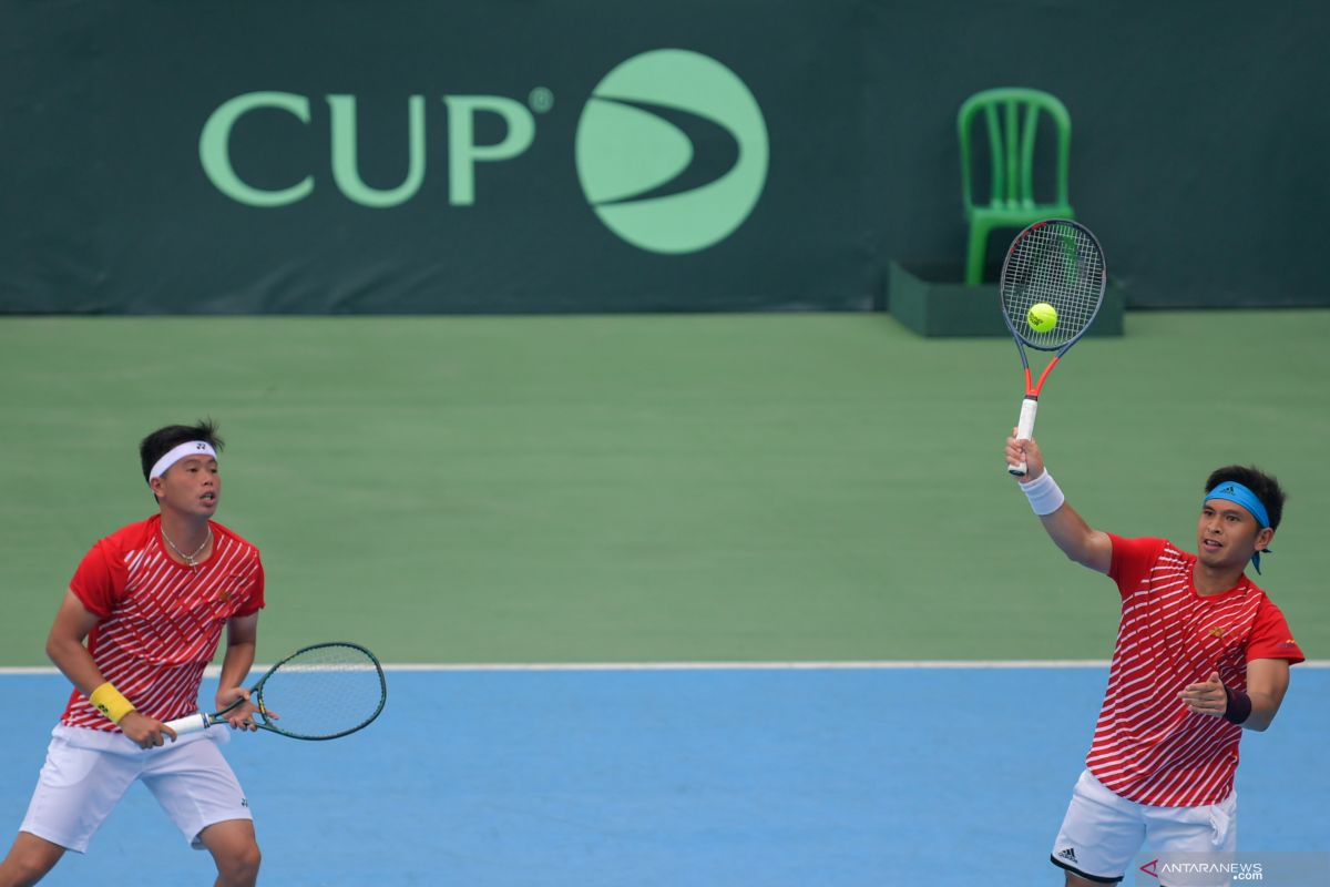 Indonesia tanpa Christo dan David saat melawan Barbados di Davis Cup