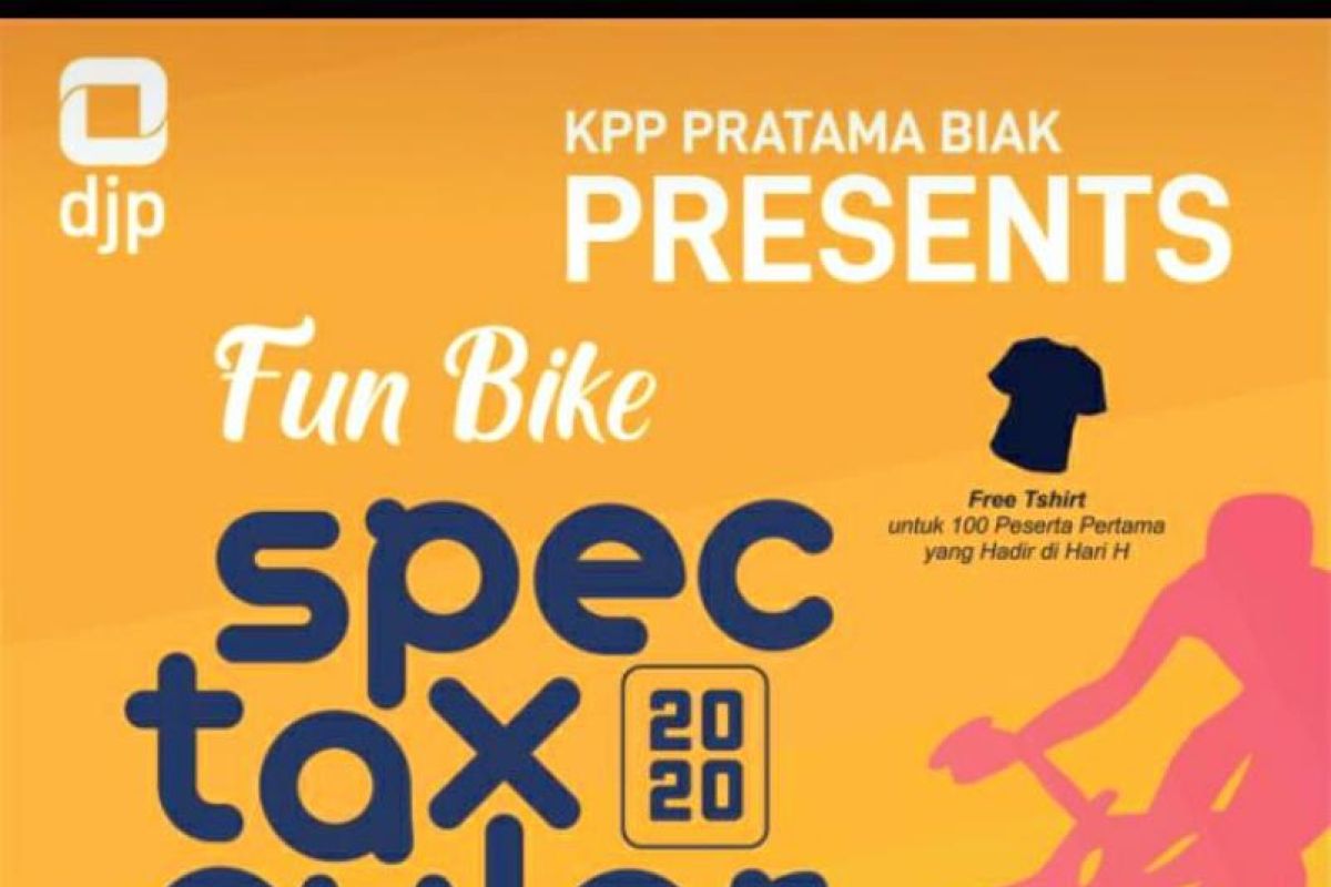 KPP Pratama Biak  pelayanan pajak melalui fun bike