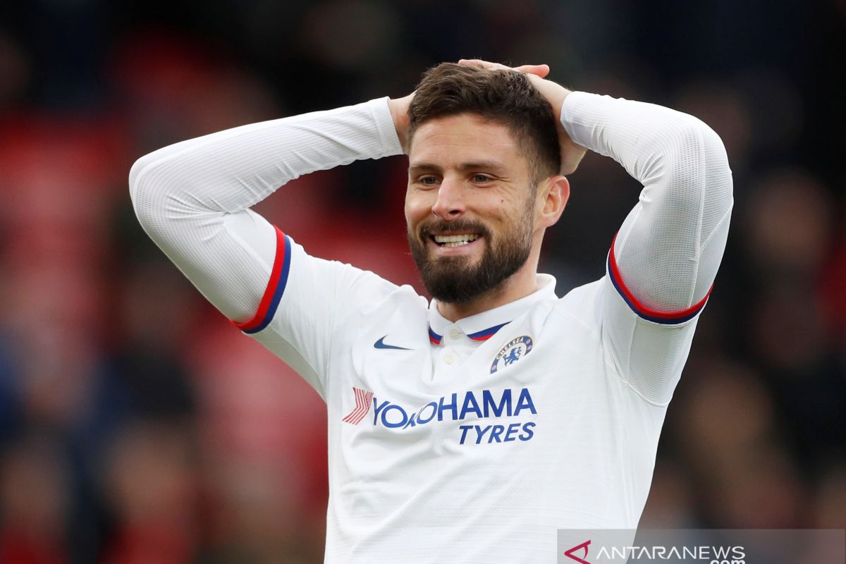 Meski masa depannya tidak pasti, Giroud akui bahagia di Chelsea