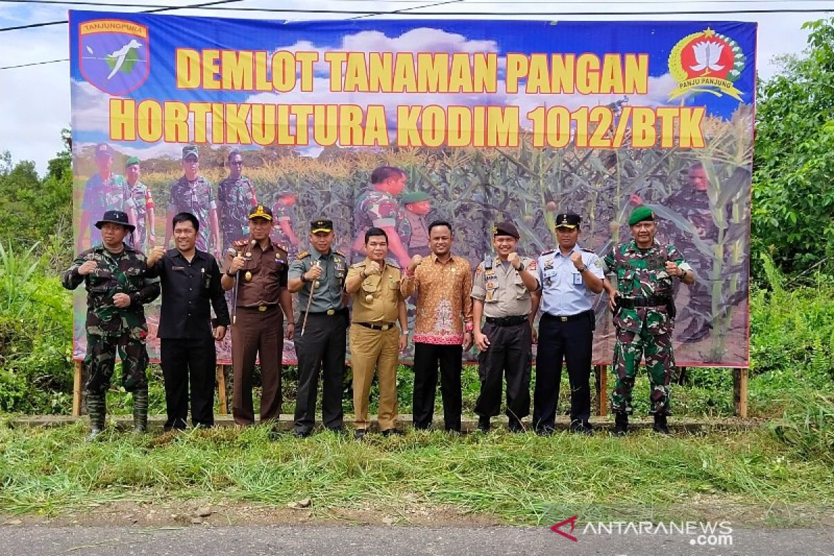 TNI bantu tingkatkan ketahanan pangan di Bartim