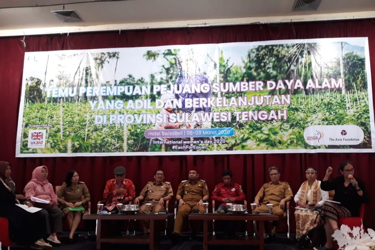 Pemprov Sulteng: Perempuan harus terlibat kelola lahan dan hutan