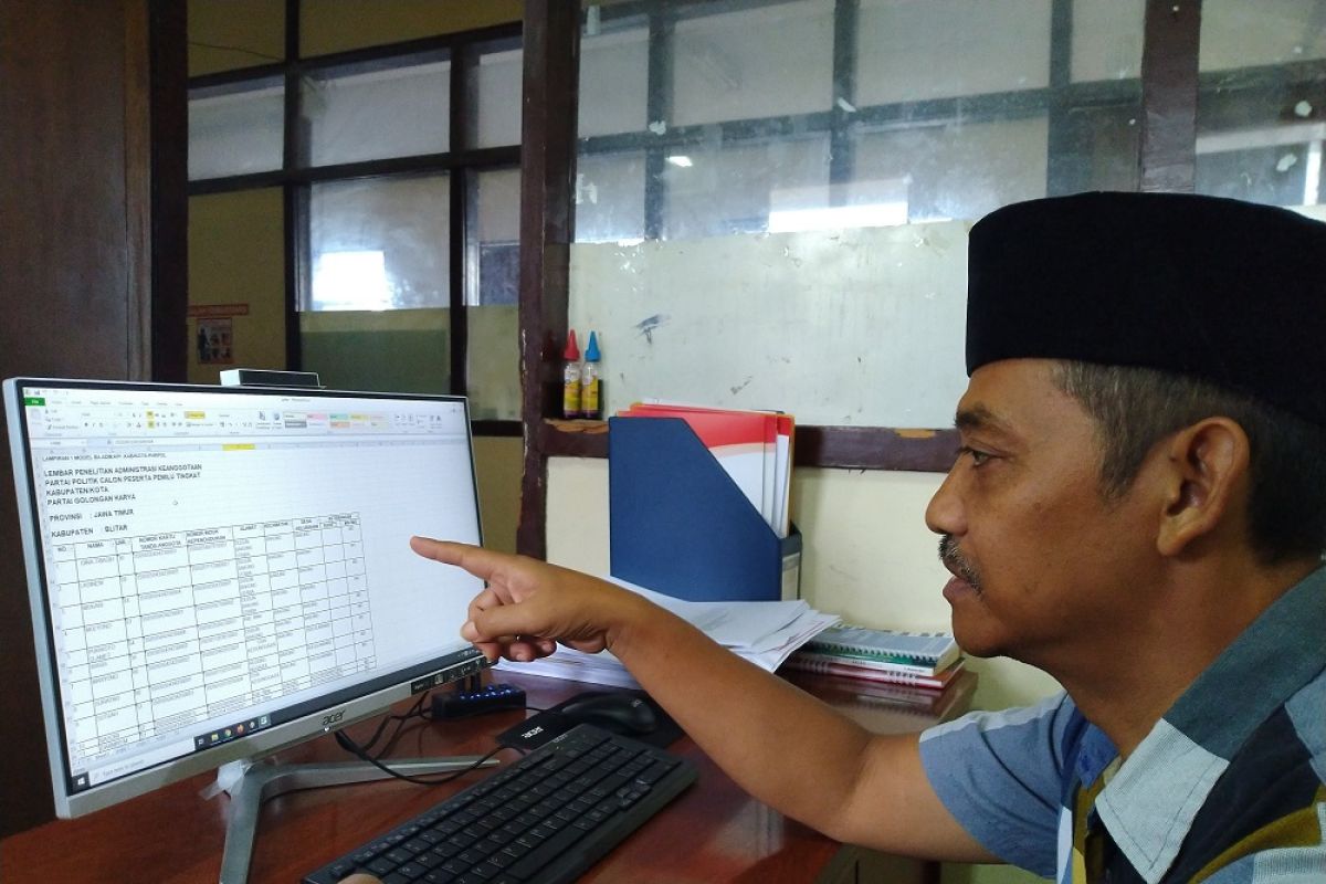 Belasan calon PPS di Blitar terindikasi pengurus parpol