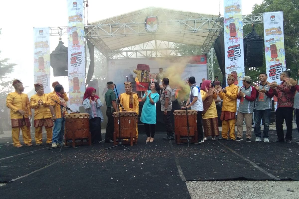 KPU Bangka Tengah sosialisasi pilkada lewat peluncuran maskot dan jingle