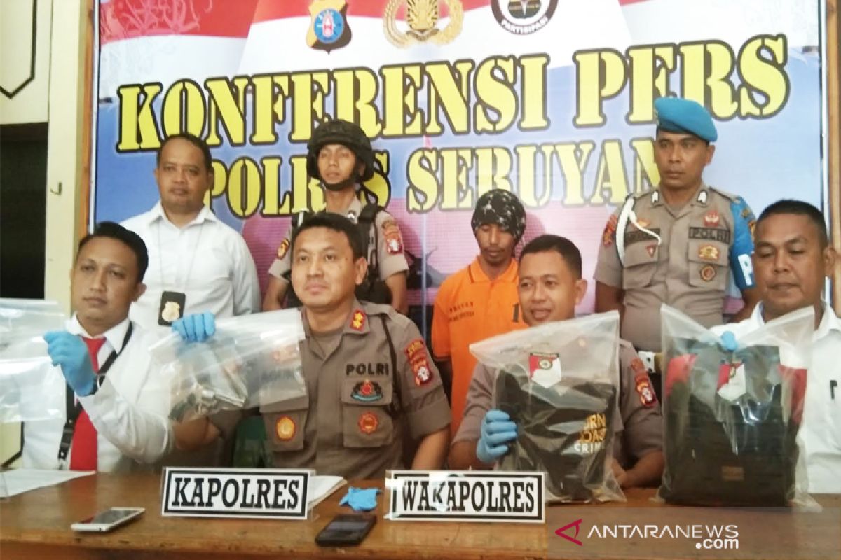 Polisi tangkap begal bermodal pistol korek api di Seruyan