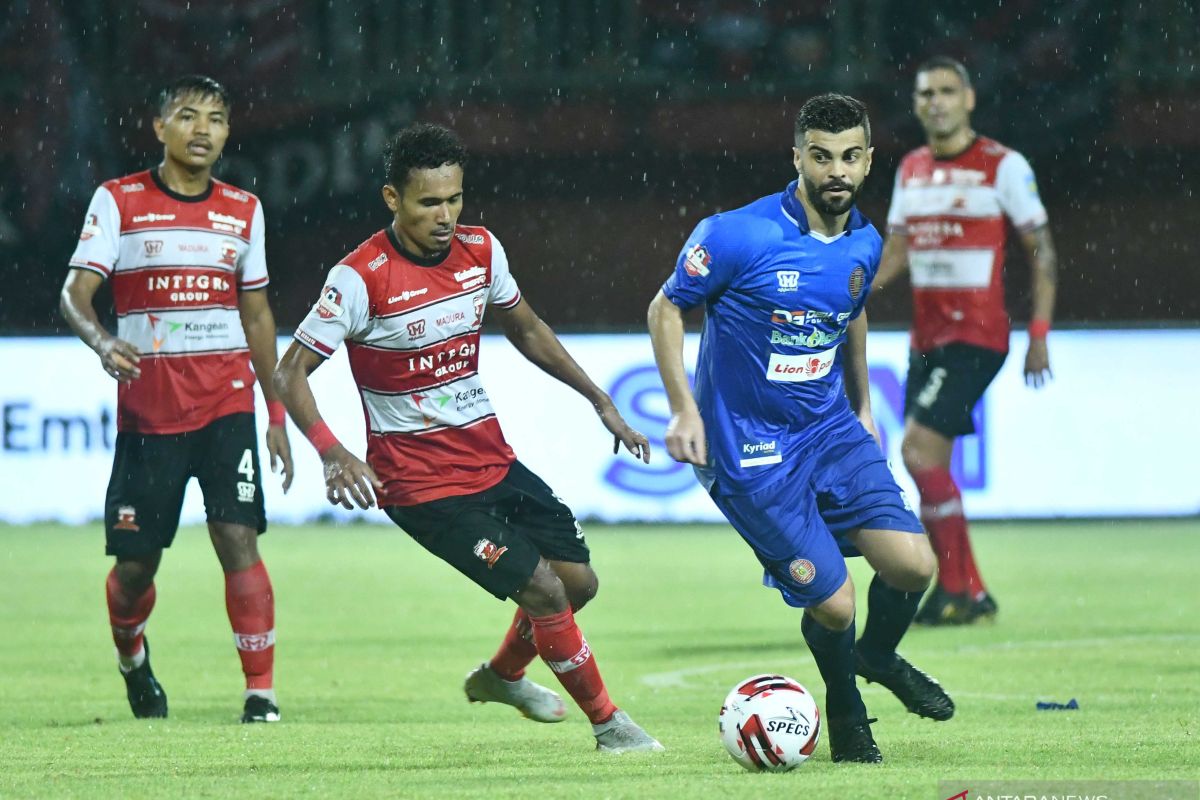 Madura United setuju liga dilanjutkan jika pandemi sudah mereda