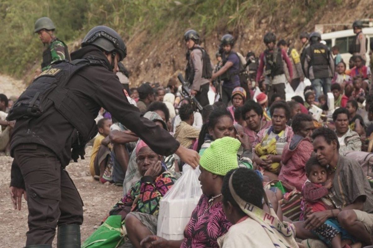 Takut KKB, 1. 572 orang dievakuasi dari berbagai kampung di Mimika