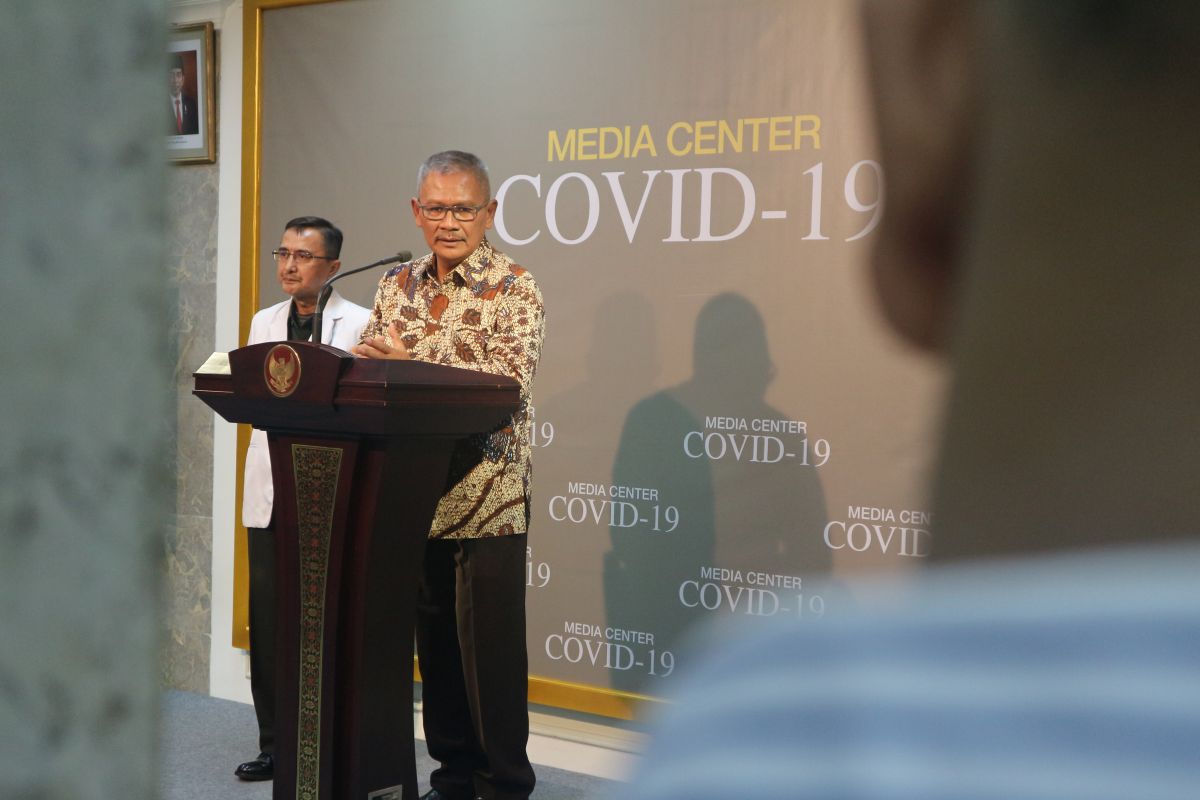 Kasus positif COVID-19 di Indonesia berkurang dua