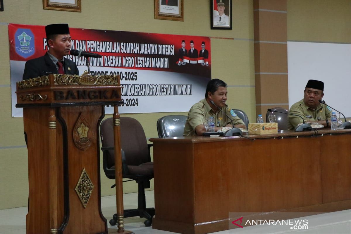 Bupati Bangka dorong Perumda dukung peningkatan PAD