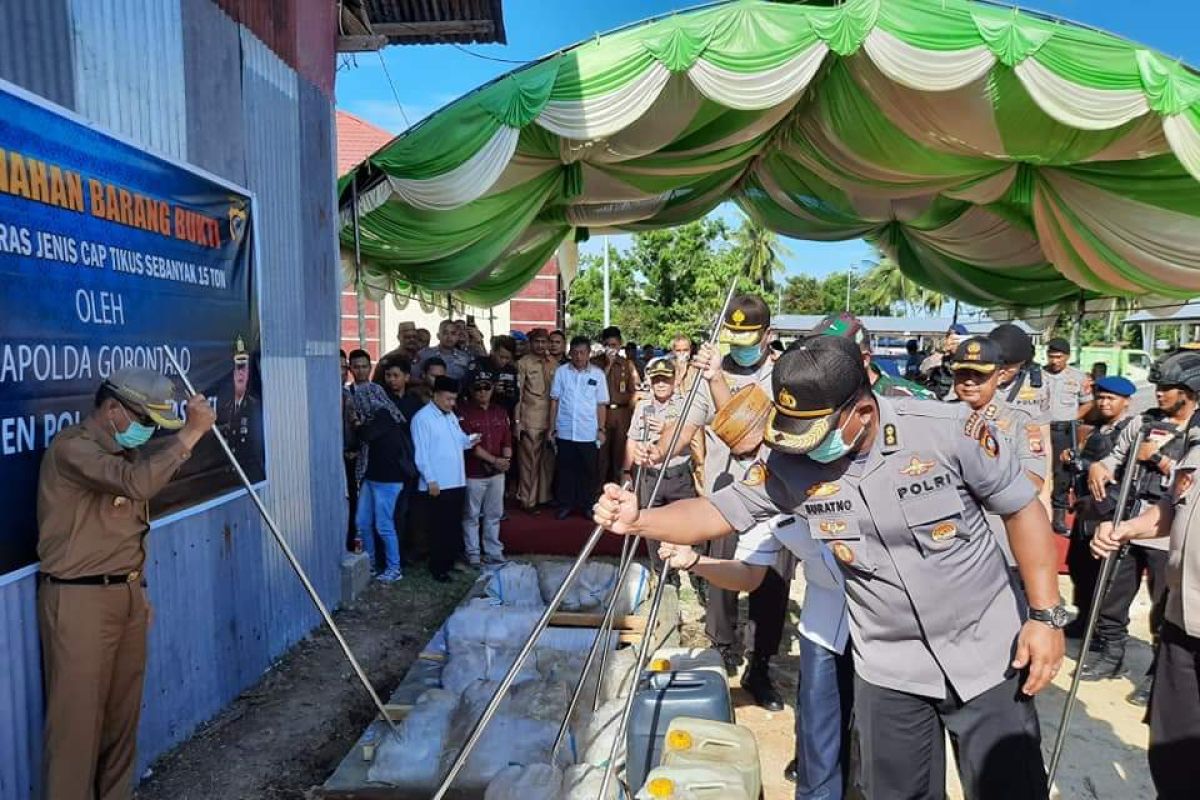 Kapolda Gorontalo imbau masyarakat tidak produksi miras